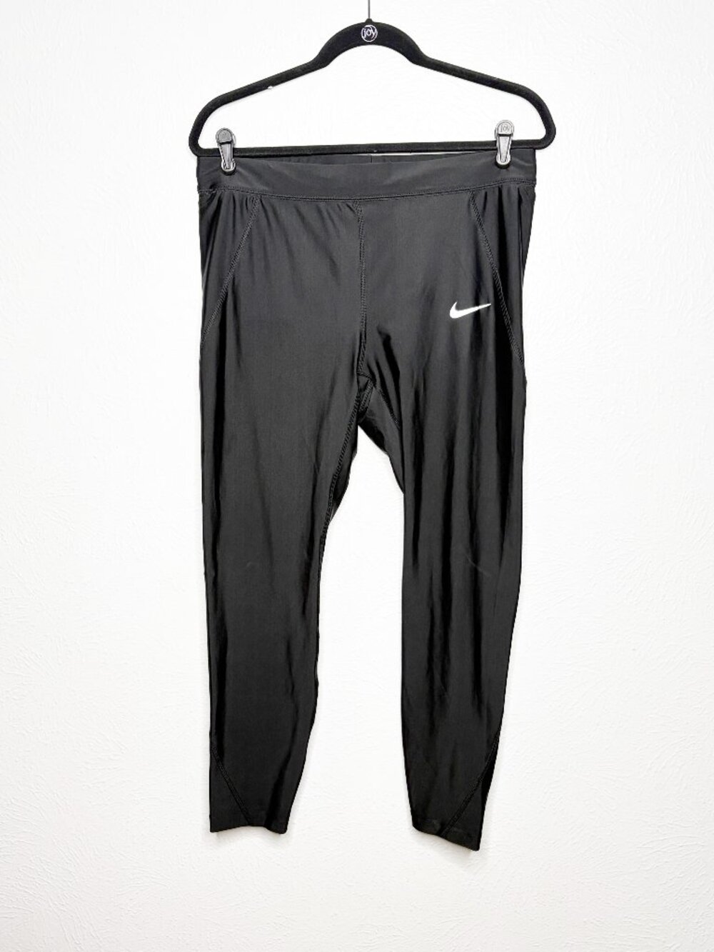 Nike Dri-Fit Black Running 3/4 Leggings Size XL
